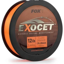 Fox Fils - Tresses Carpe^Nylon Exocet Fluoro Orange Mono - 1000M