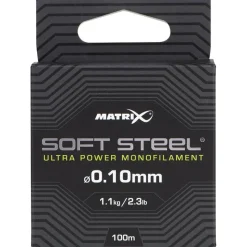 Fox Matrix Fils - Tresses Carpe^Nylon Soft Steel Ultra Power Monofilament - 100M