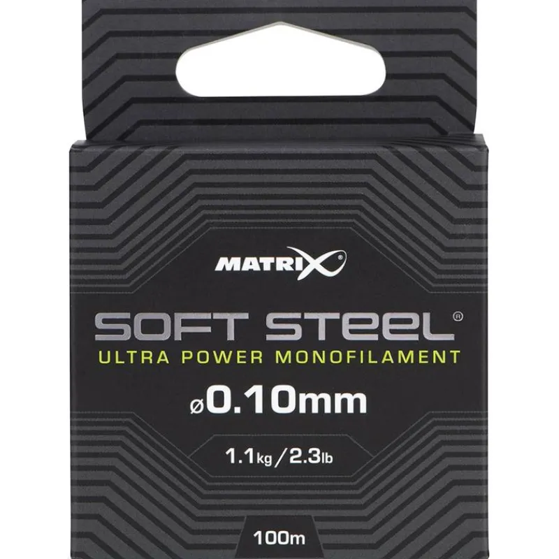 Fox Matrix Fils - Tresses Carpe^Nylon Soft Steel Ultra Power Monofilament - 100M