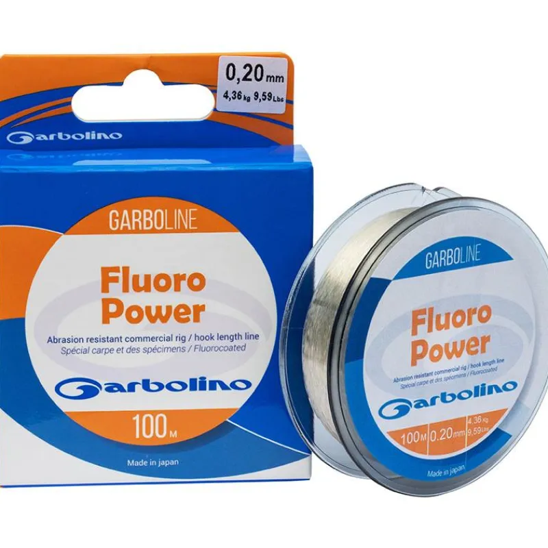 Garbolino Fils - Tresses Coup & Anglaise^Nylon Garboline Fluorocoated X-Power - 100M