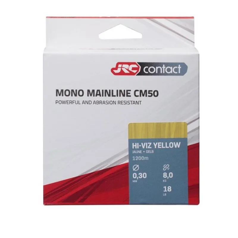 JRC Fils - Tresses Carpe^Nylon Contact Cm50 Hvz Yellow - 1200M