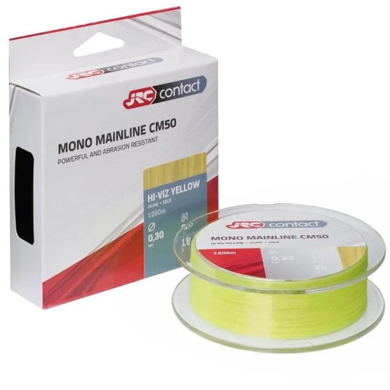 JRC Fils - Tresses Carpe^Nylon Contact Cm50 Hvz Yellow - 1200M