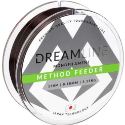 Mikado Feeder|Fils - Tresses Coup & Anglaise^Nylon Dream Line Method Feeder - Camou - 150M