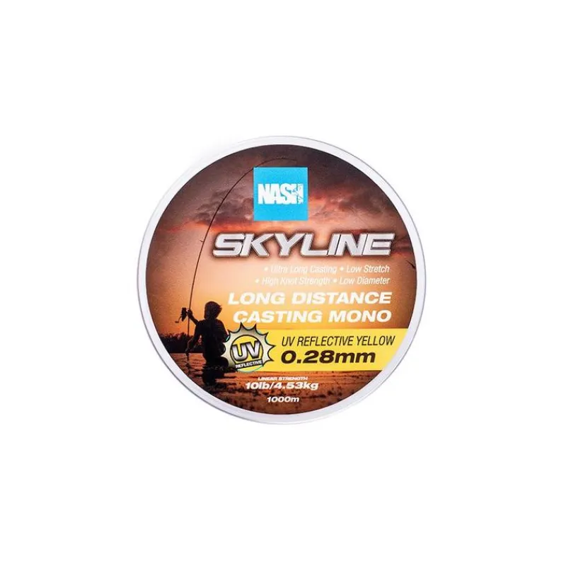 Nash Fils - Tresses Carpe^Nylon Highline Mono Uv Yellow - 1000M