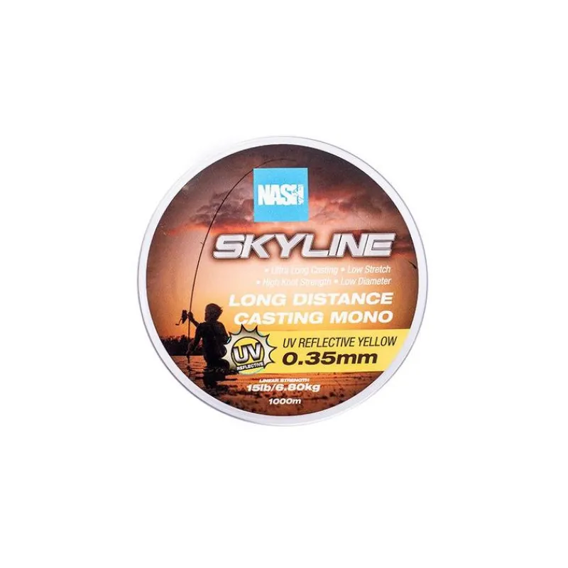 Nash Fils - Tresses Carpe^Nylon Highline Mono Uv Yellow - 1000M