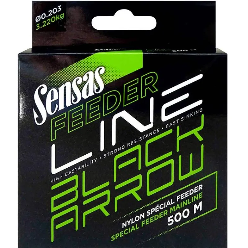 Sensas Feeder|Fils - Tresses Coup & Anglaise^Nylon Feeder Black Arrow - 500M