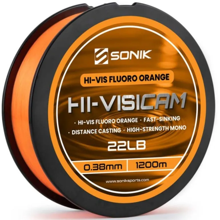 Nylon Sonik Hi-Visicam Orange - 1200M