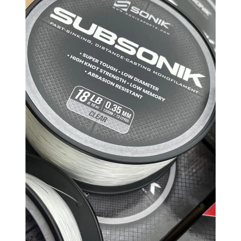 Sonik Fils - Tresses Carpe^Nylon Sub Mono Clear - 1200M