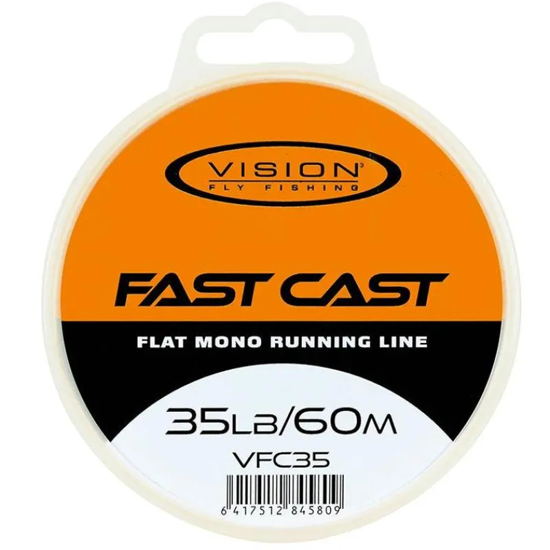 Vision Fils Mouche^Nylon Fast Cast Flat Running Line - 60M