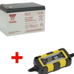 Yuasa Batteries & Chargeurs^Pack Batterie Sondeur + Chargeur Automatique
