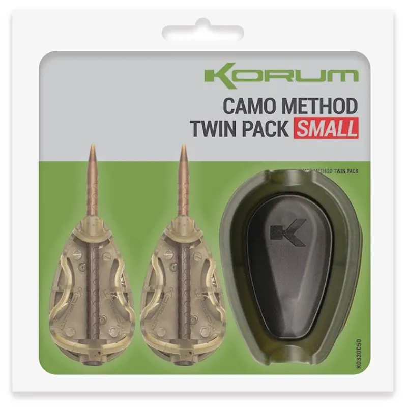 Korum Feeder|Cages Feeder^Pack Feeder Camo Method Twin Pack