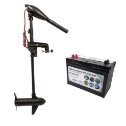 Haswing Moteurs Électriques Bateau^Pack Energy Osapian 30 Lbs Avec Batterie Marine 12V100amp