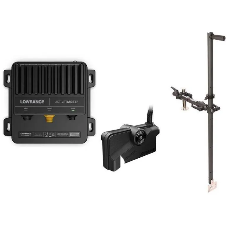 Pack Sonde Lowrance Active Target 2 + Perche De Sonde Amovible 360° Pike’N Bass