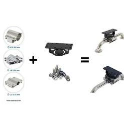 Pack Support Écran Seanox Pm + Fixation Balcon