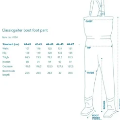 Pantalon De Wading Kinetic Classic Gaiter - Olive