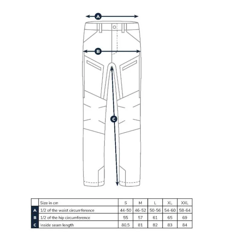 Adventer & Fishing Pantalons, Salopettes & Shorts^Pantalon Homme Impregnated Trousers - Gris/Noir