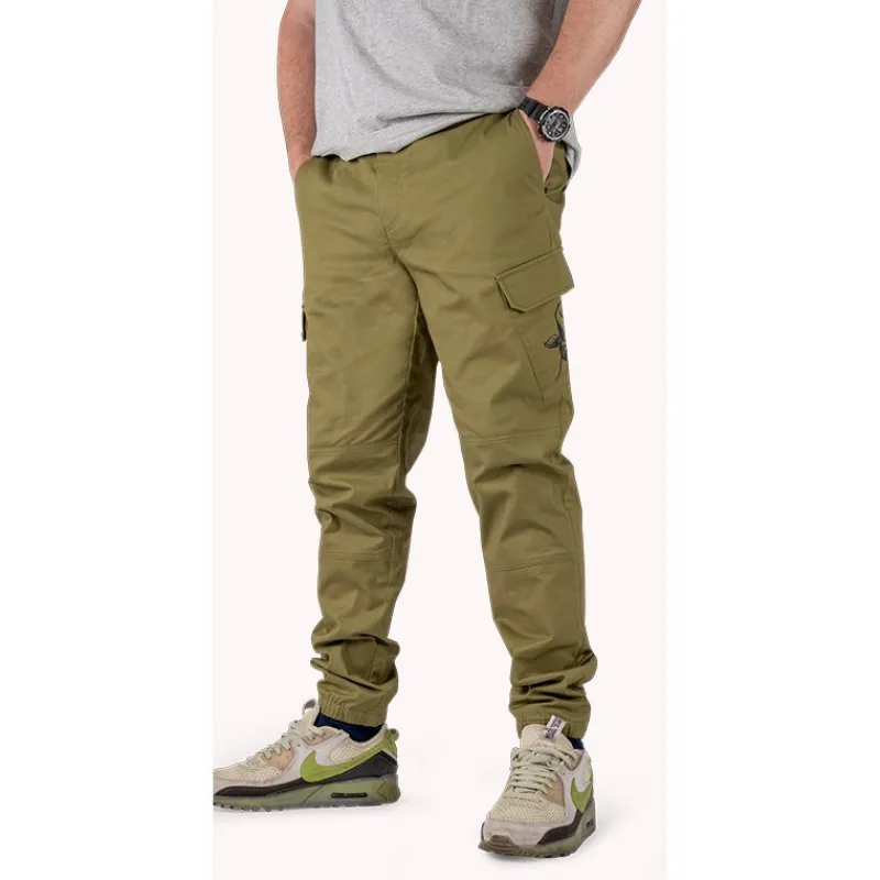 Black Cat Pantalons, Salopettes & Shorts^Pantalon Homme Cargo Trousers - Kaki