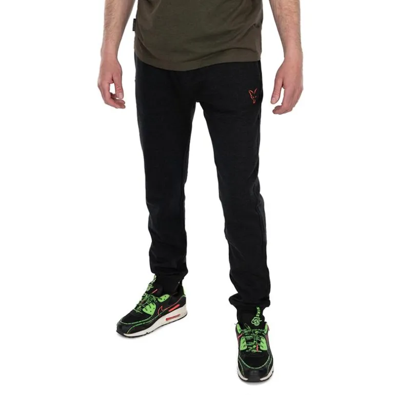 Pantalon Homme Fox Collection Lw Jogger Black & Orange - Noir
