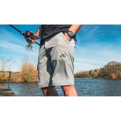 Fox Rage Pantalons, Salopettes & Shorts^Pantalon Homme Zip-Off Shorts - Gris