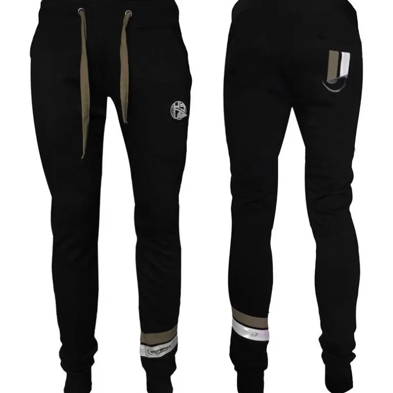 Pantalon Homme Hot Spot Design Hsd Stripes Brown - Noir