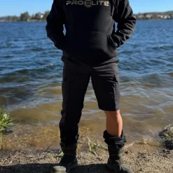 Pantalon Homme Pro Elite Baits Multi-Poches Amovible Pro - Noir
