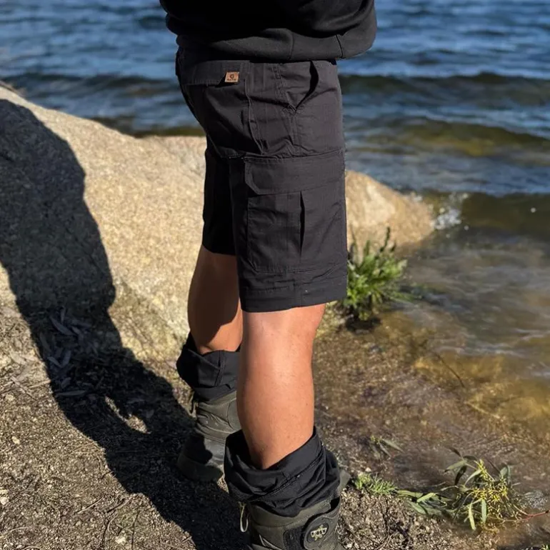 Pantalon Homme Pro Elite Baits Multi-Poches Amovible Pro - Noir