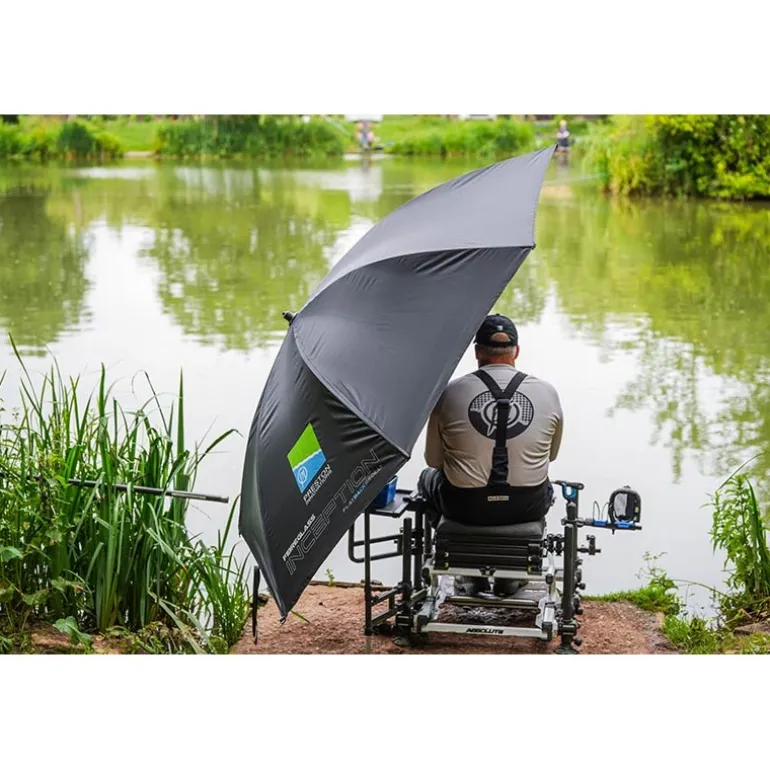 Parapluie Preston Innovations Inception Fibreglass Flatback Brolly 50”