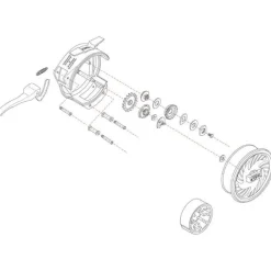 Peerless Bam Moulinets Truite^Pieces Detachees Pour Moulinet Ritm 80 A Mouche Et Ritm 80 Toc