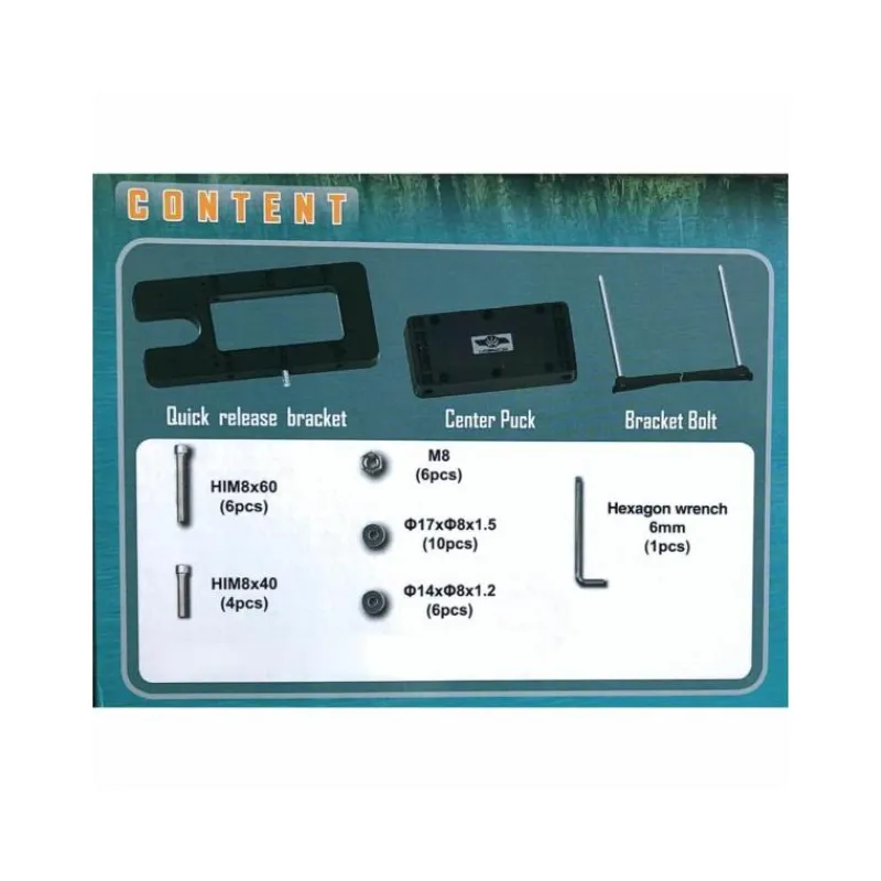 Haswing Moteurs Électriques Bateau^Plaque Quick Release Pour Cayman 80Lbs Gps / Cayman B55 Lbs Gps Nouveau Modèles