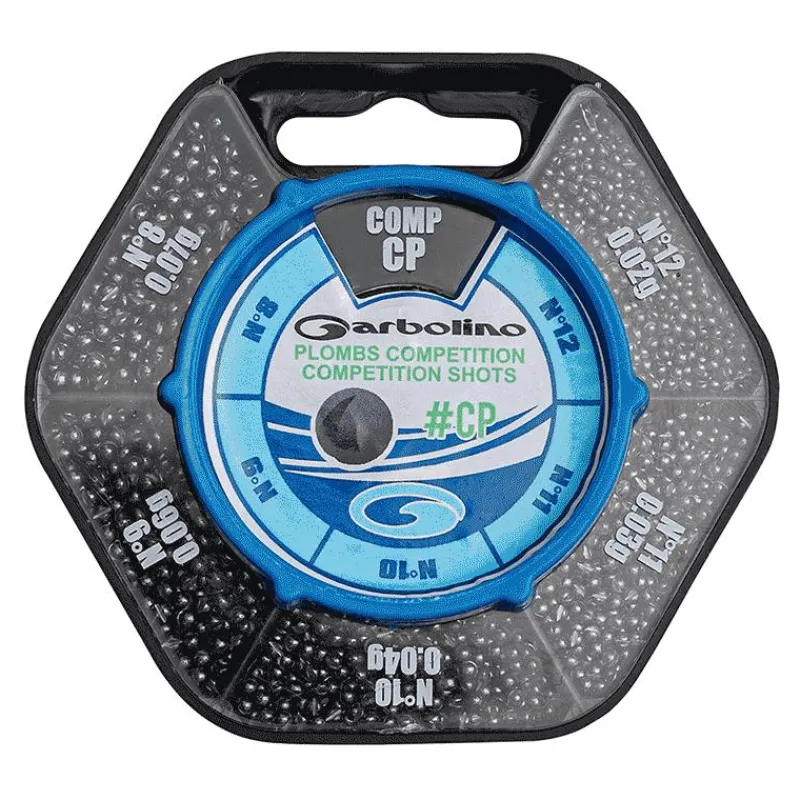 Garbolino Montage Ligne^Plomb Rond Chevrotine - Boite Distributrice 5 Cases