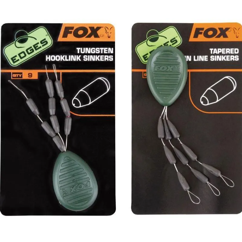 Fox Montages Carpe^Plomb Tungstene Edges Sinkers