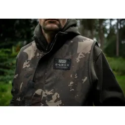 Polaire Sans Manche Homme Nash Zero Tolerance Sherpa Fleece Reversible Body Warmer - Camo