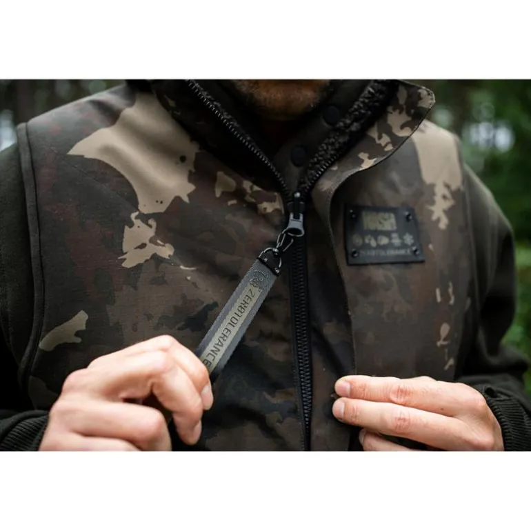 Polaire Sans Manche Homme Nash Zero Tolerance Sherpa Fleece Reversible Body Warmer - Camo