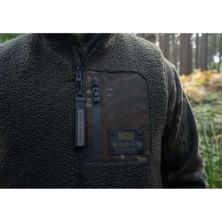 Polaire Sans Manche Homme Nash Zero Tolerance Sherpa Fleece Reversible Body Warmer - Camo