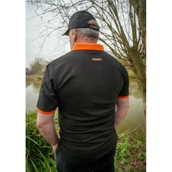 Polo Homme Sonubaits - Noir/Orange