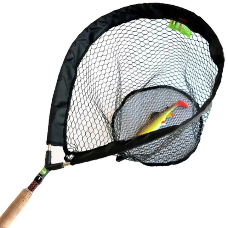 Pafex Epuisettes - Raquettes^Épuisette Raquette Flynet Manche Carbone Rouge - Liège - Filet Anti-A