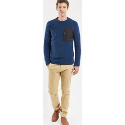 Pull Homme Bermudes Plelot Polartech - Navy