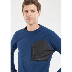 Pull Homme Bermudes Plelot Polartech - Navy