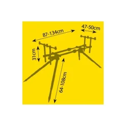 Mikado Rod Pods – Supports^Rod Pod Kaiju Pod 3 Rod