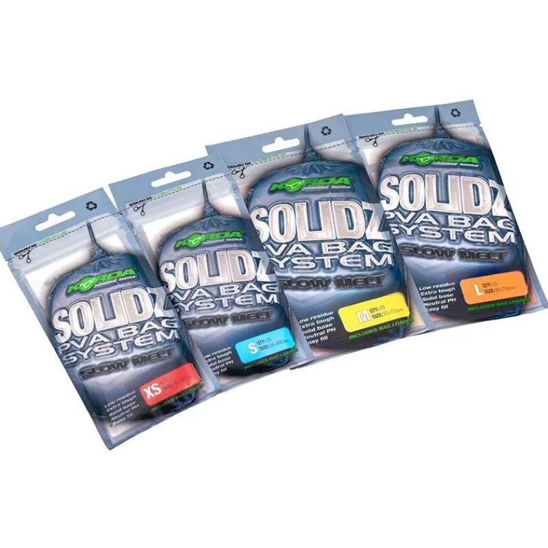 Korda Propulsion Appâts^Sac Pva Solidz Slow Melt Pva Bags