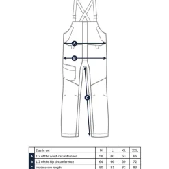 Adventer & Fishing Pantalons, Salopettes & Shorts^Salopette Homme Lesjon - Sable/Kaki