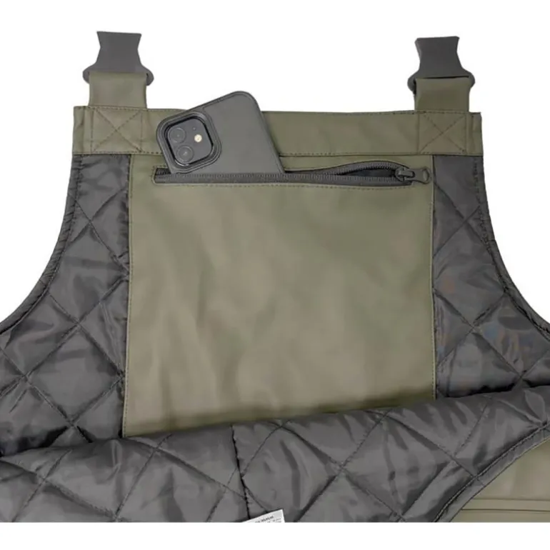 Salopette Homme Vass Team Vass 220 Winter Lined Bib & Brace Waterproof - Kaki