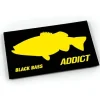 Fishxplorer Cadeaux & Décoration|Cadeaux & Décoration^Scratch Interchangeable Pour Casquette / Bonnet Silicone 3D Black Bass