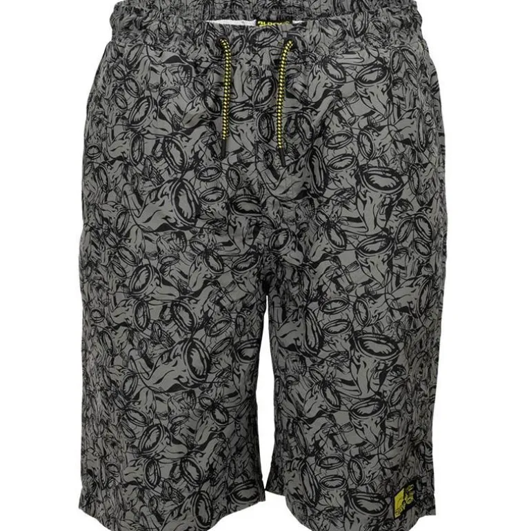 Short Homme Black Cat Beach Shorts - Gris/Noir