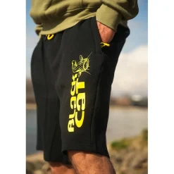 Short Homme Black Cat Jogger Shorts - Noir