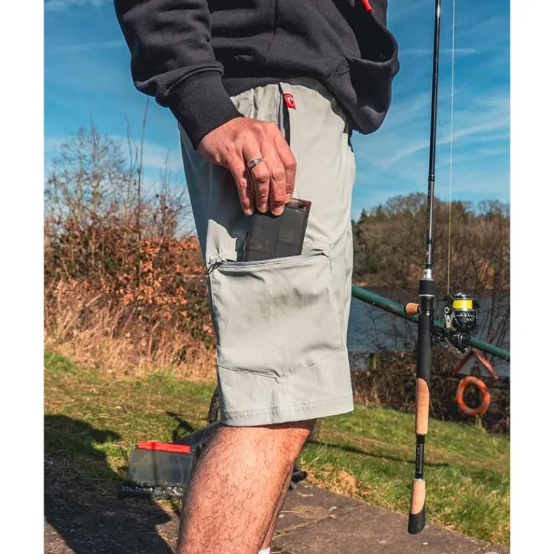 Fox Rage Pantalons, Salopettes & Shorts^Short Homme Lightweight Shorts - Gris