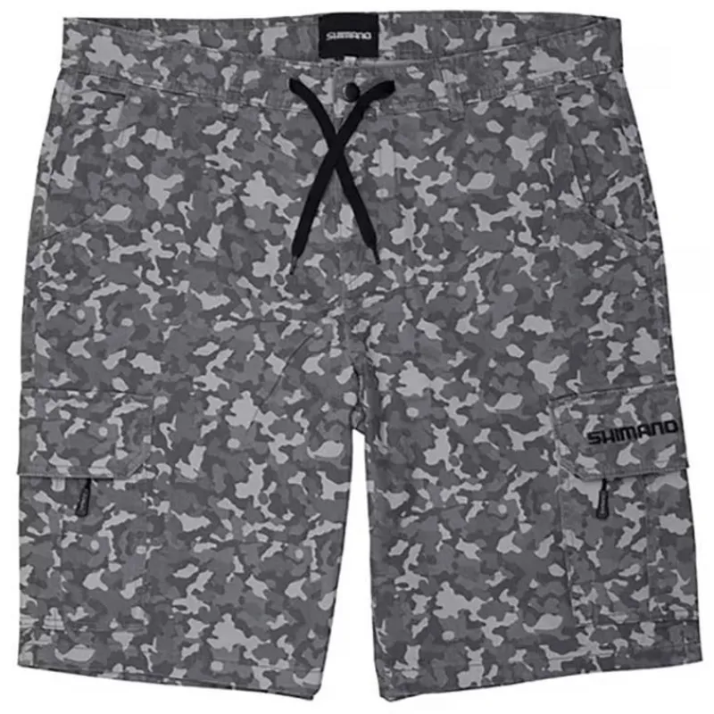 Shimano Pantalons, Salopettes & Shorts^Short Homme Wear Cargo Shorts - Gris Camo