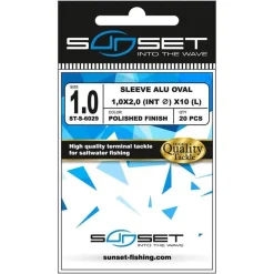 Sunset Montage Ligne^Sleeve St-S-6029 Aluminium Oval