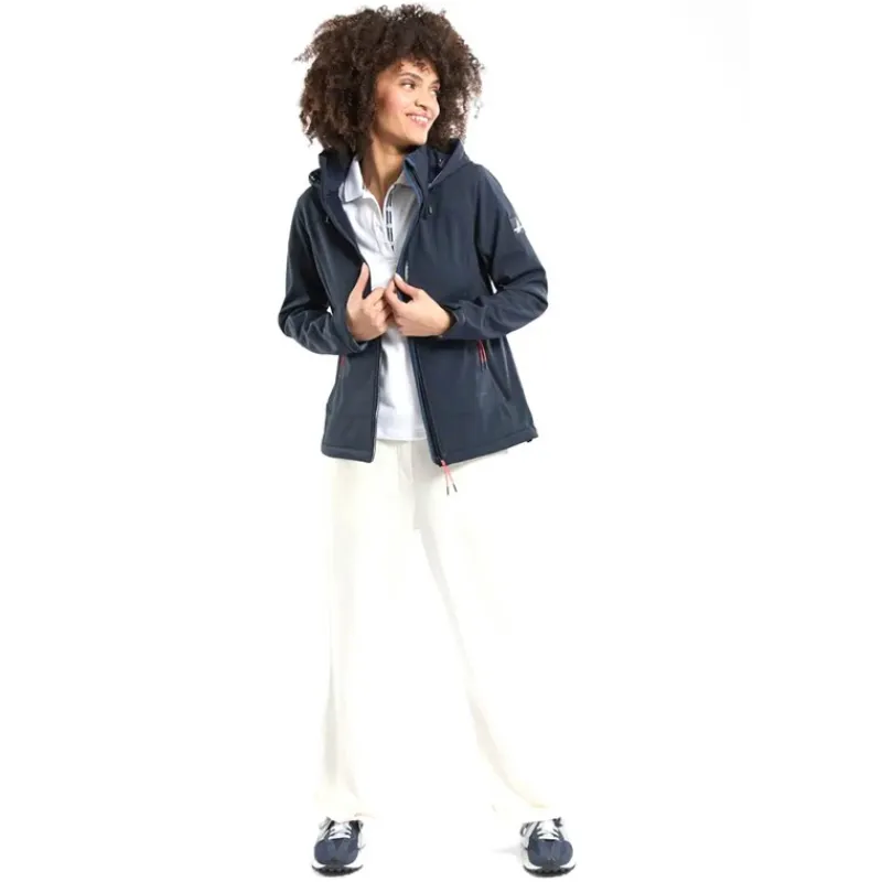 Bermudes Sweats & Polaires^Softshell Femme Sillages Contrecollee Polaire - Navy