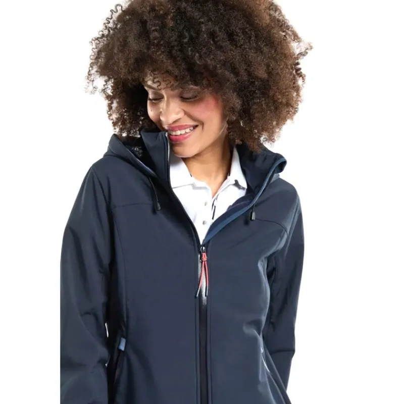 Bermudes Sweats & Polaires^Softshell Femme Sillages Contrecollee Polaire - Navy